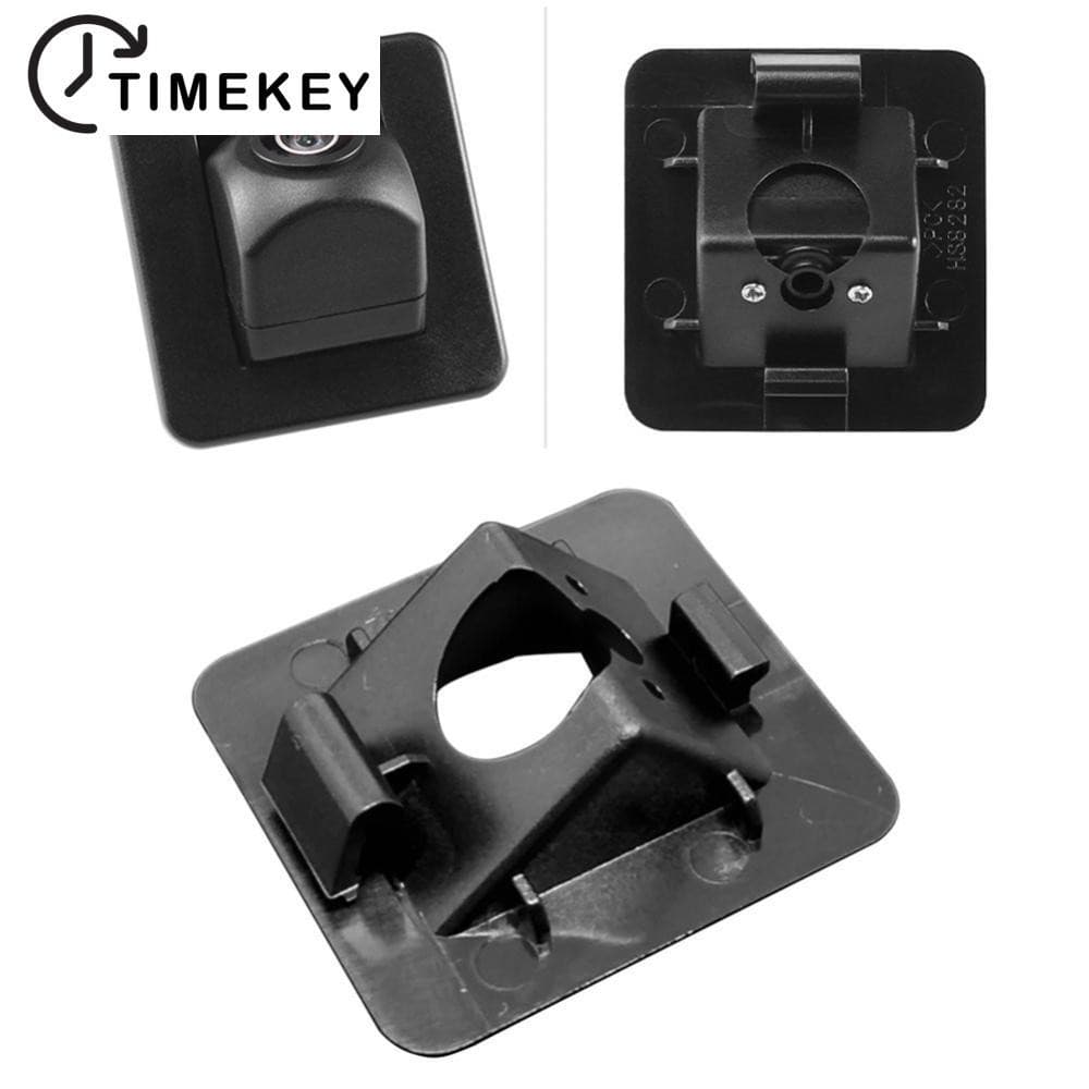 TKEY 1Pc Suporte Da Placa De Câmera De Visão Traseira Do Carro Luzes Universal Vehicle Reverse Cam Back Up ABS Black For Kia K3 K3S B5X1
