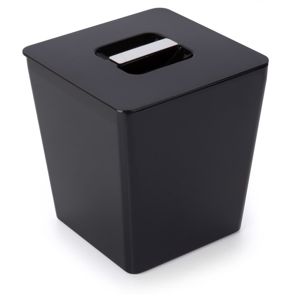 LIXEIRA 5L QUADRADA PRETA NEO