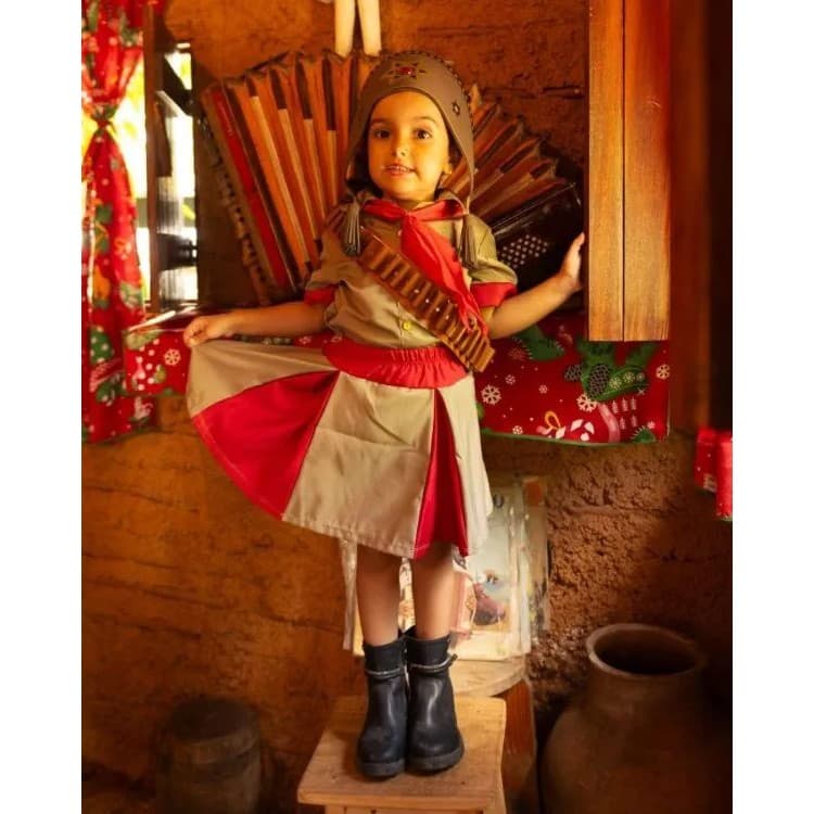 FANTASIA MARIA BONITA INFANTIL C/ ACESSORIOS