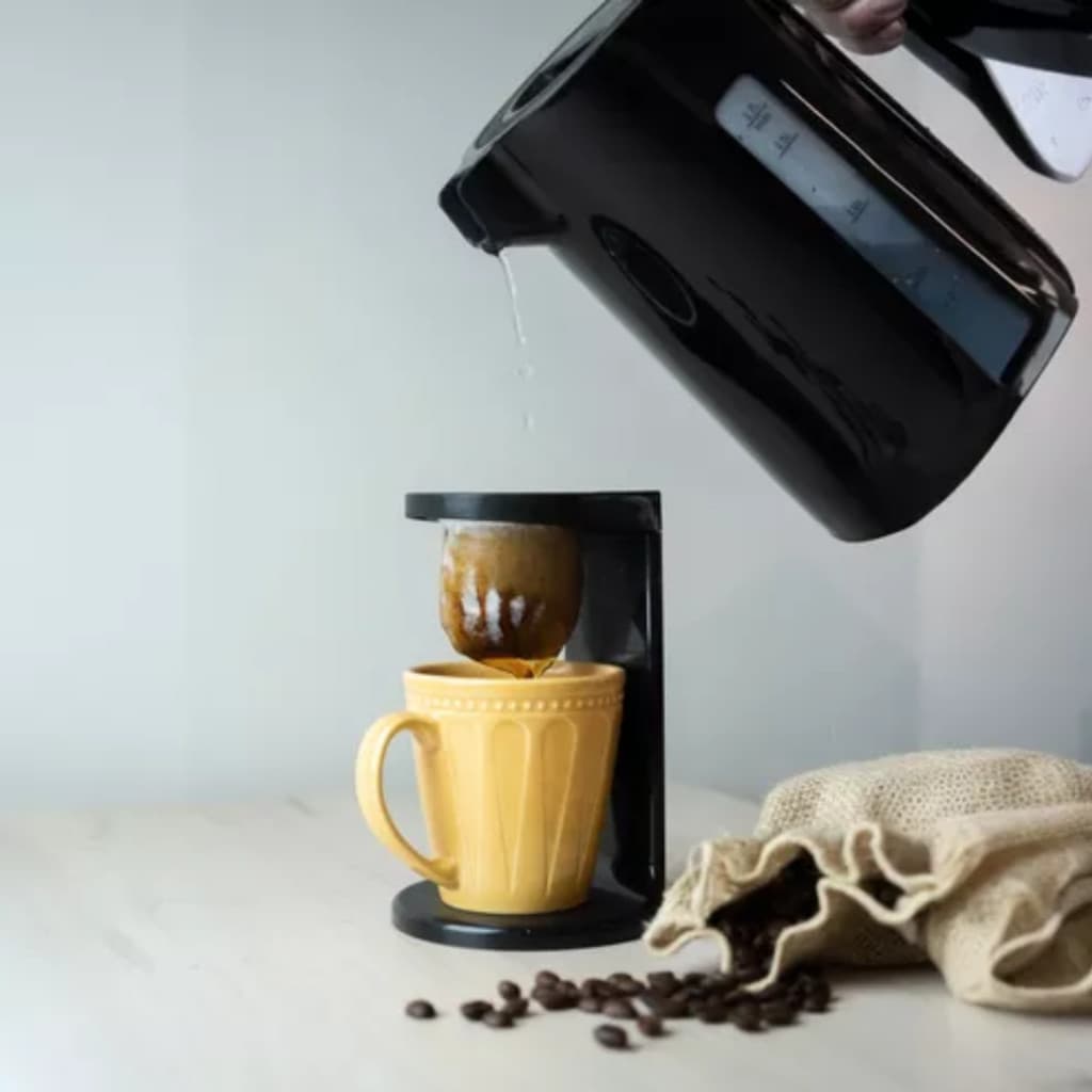 Passador Coador De Café My Coffee Ou Preto Individual