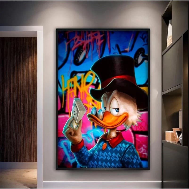 Quadro Decorativo 110x80cm Tio Patinhas