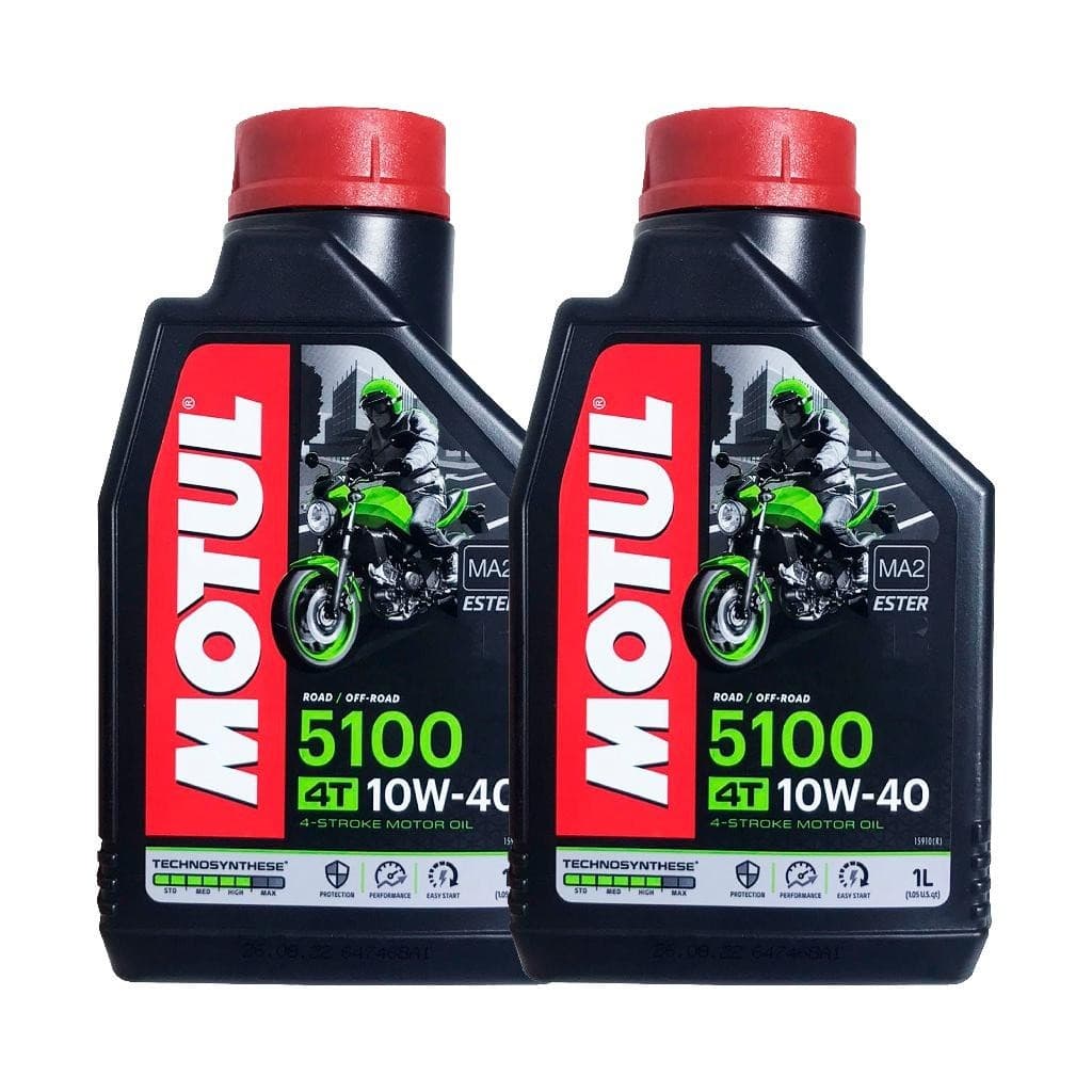 2 Litros Oleo Motul 10W-40 5100 Semi-Sintetico