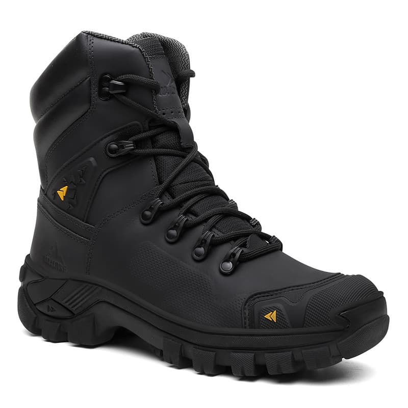 Bota Coturno Vegas Masculino Cano Médio Preto Casual Via Livre