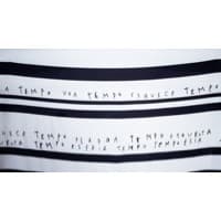 Poesia - Variante Branca - 100% Viscose - Tecido Estampado Digital