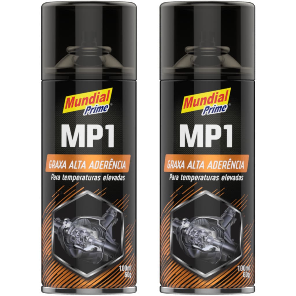 2 Graxa Alta Aderência Spray Resiste Água Temperatura Borrachas Roldana Correntes Vibrações Proteges