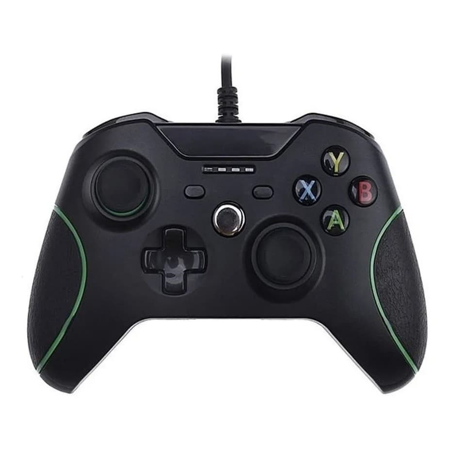 Controle Manete Com Fio Usb Compatível Com Xbox One Pc Game