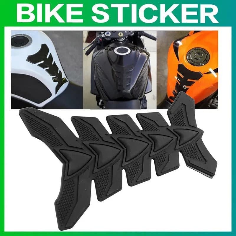Adesivo de Tanque de Motocicleta 3D em Fibra de Carbono, Protetor de Tanque de Motocicleta