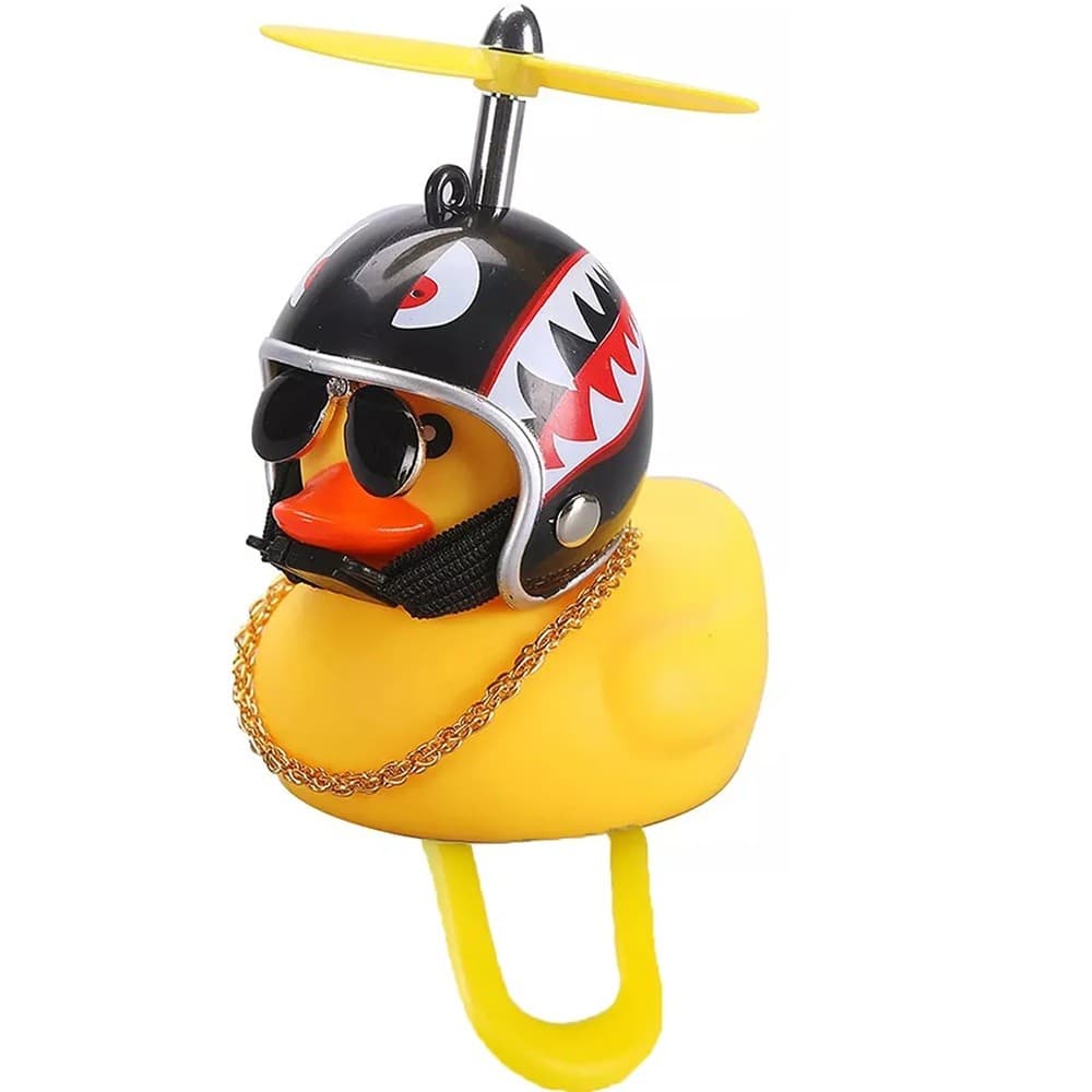 Buzina Decorativa Campainha Pato Patinho hélice Moto Bike