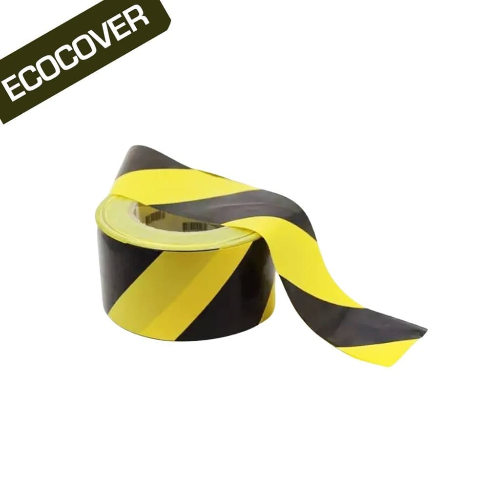 Fita Zebrada Sinalizadora Premium 70mmX 200Metros Ecocover