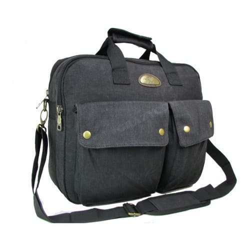 Bolsa Transversal de Ombro Pasta Tiracolo Maleta Notebook Lona Resistente Masculina Feminina