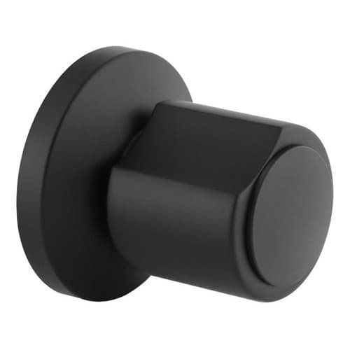 Acabamento para Registro de Pressão 1/2" ou 3/4" C40 Preto Fosco - Potenza