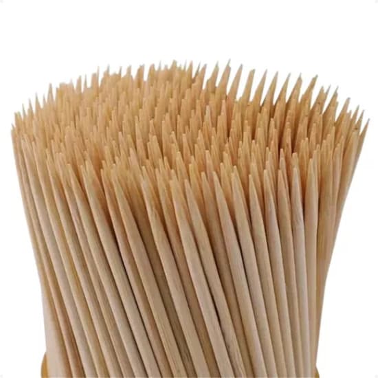 2000 Espetos Palito de Bambu 18 cm Para Churrasco Talge