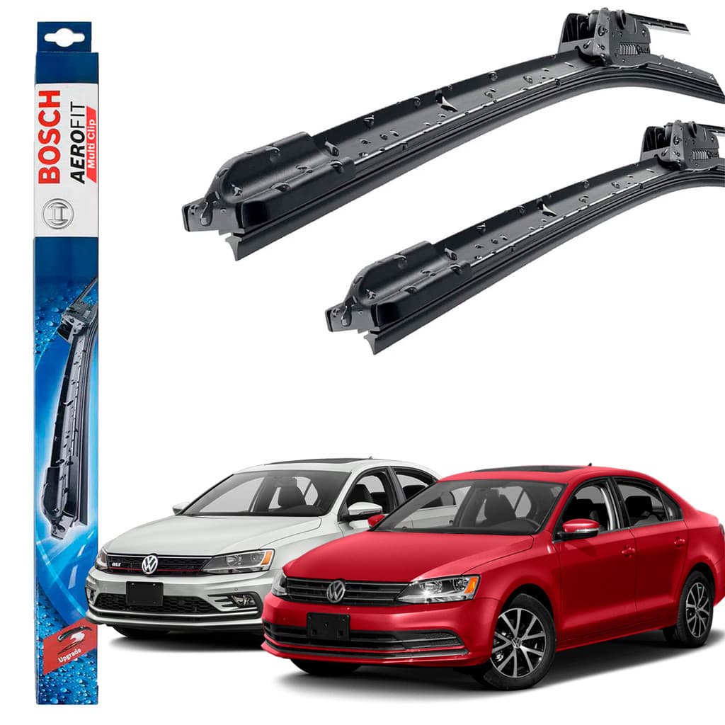 Kit Jogo Palheta Dianteira Original Bosch Jetta 2011 Até 2019