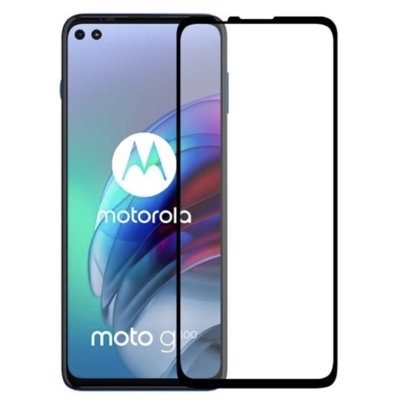 Kit 3 Kit 5 Película de Vidro 3D Grosso Moto G100 / G200 Borda Curva Full