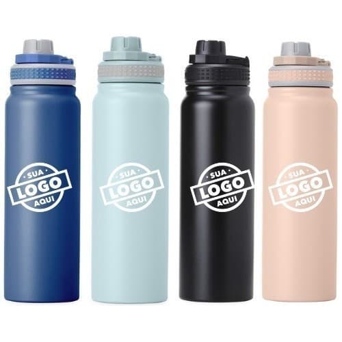 Garrafa Termica Inox 850ml Com Alça - Personalizada