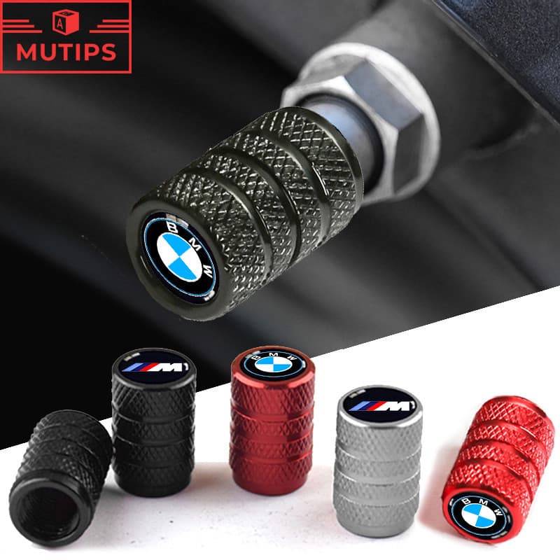 Bmw M 4PCS Bicicleta Carro Motocicleta Tampa De Pneus Ar Da Haste Anti-Pó Para F30 E36 320i F30 X1 E46 E90
