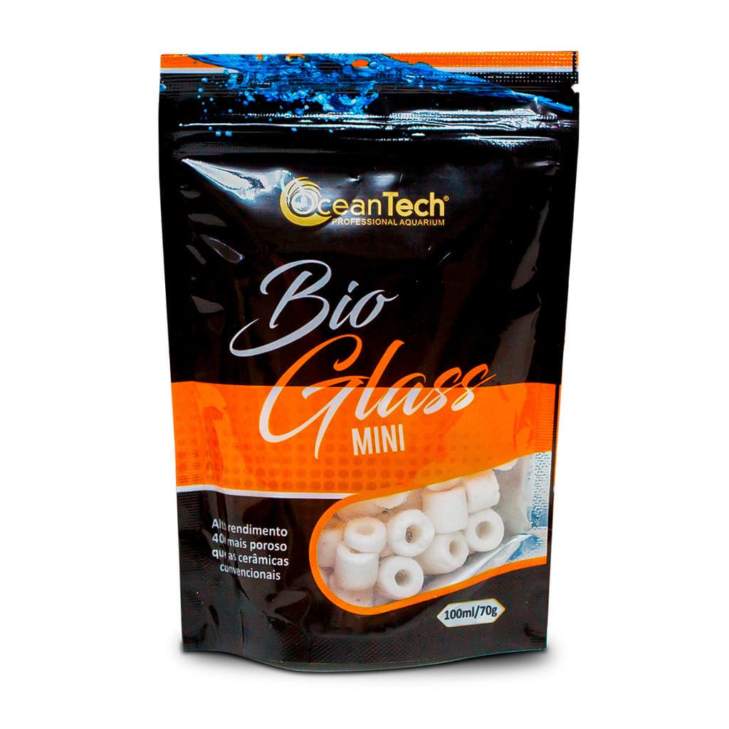 Bio Glass Mini Ocean Tech 100ml - Mídia Biológica Cerâmica