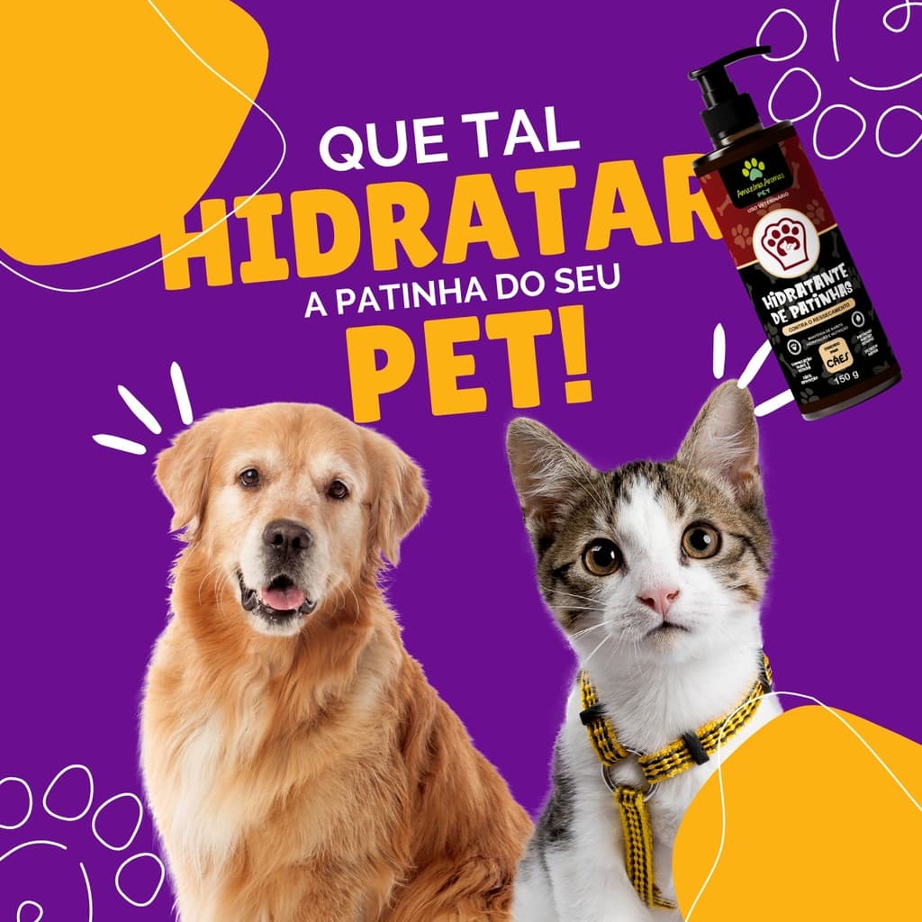 Creme Hidratante Para Patas De Cachorro - Maciez e Conforto