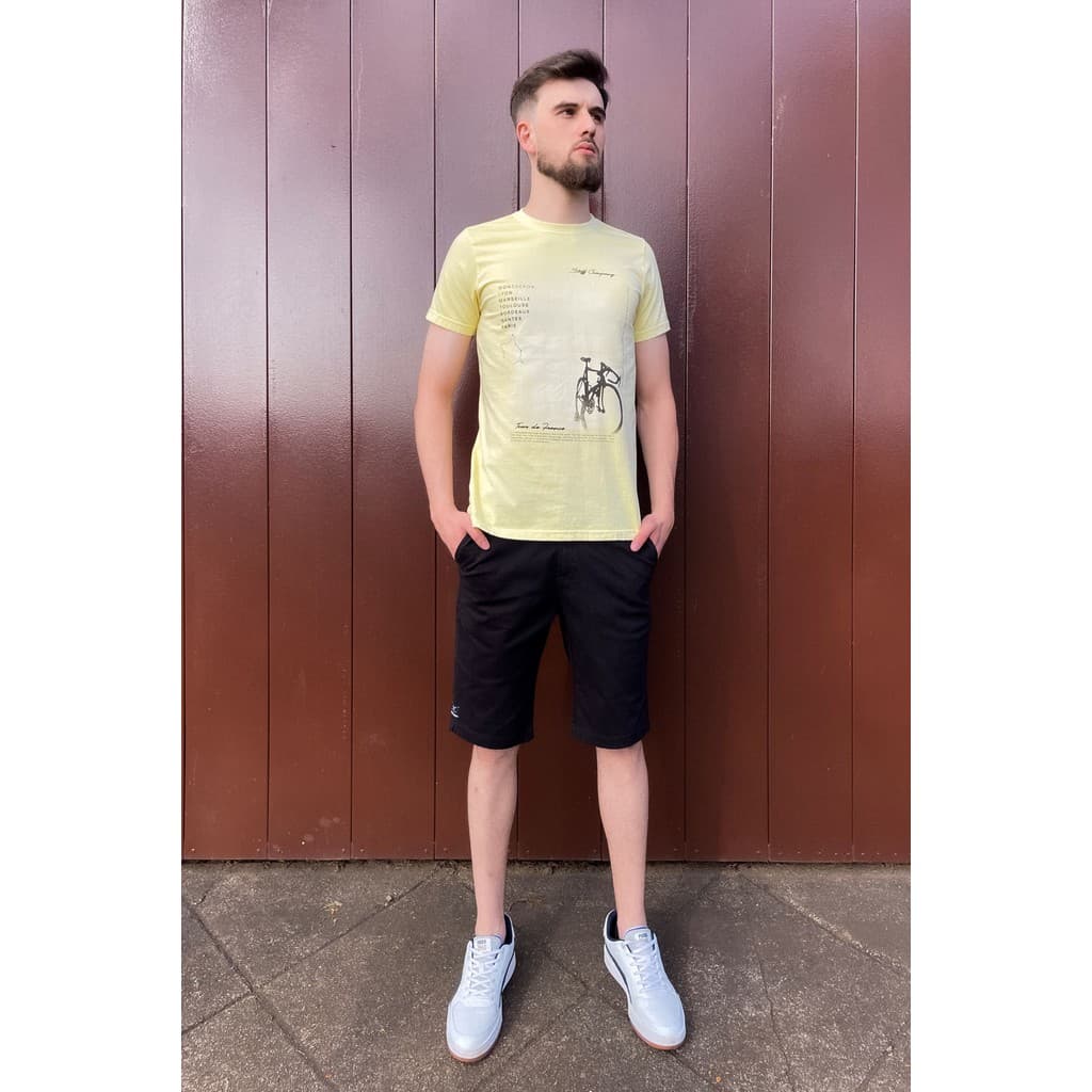 Bermuda Masculina Alfaiataria Preta Trich – Elegância e Conforto para Qualquer Ocasião