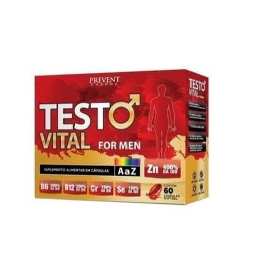 Testo Vital For Men A-Z 60 capsulas em gel - PREVENT