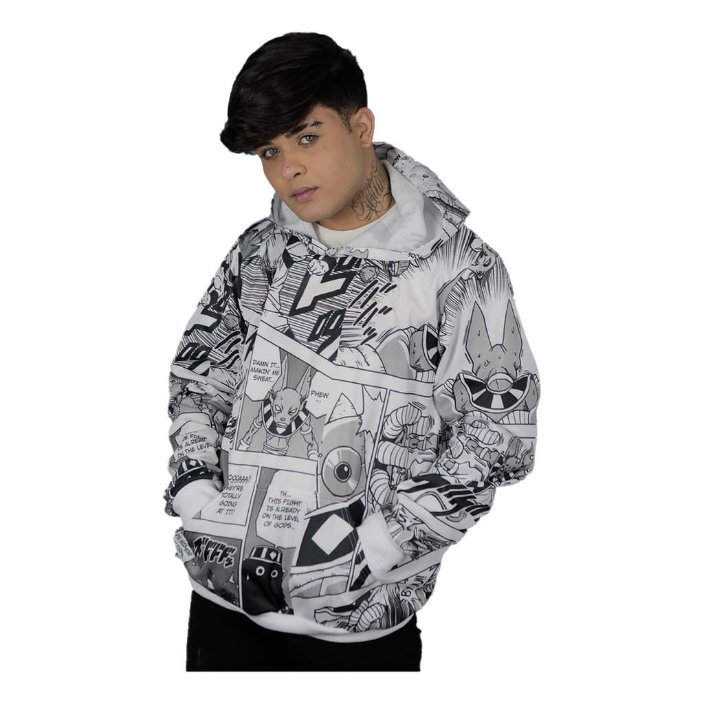 Blusa Moletom UniseX Casaco Frio Estampa total dragon ball Z manga c/ Capuz Envio Já Promoção top
