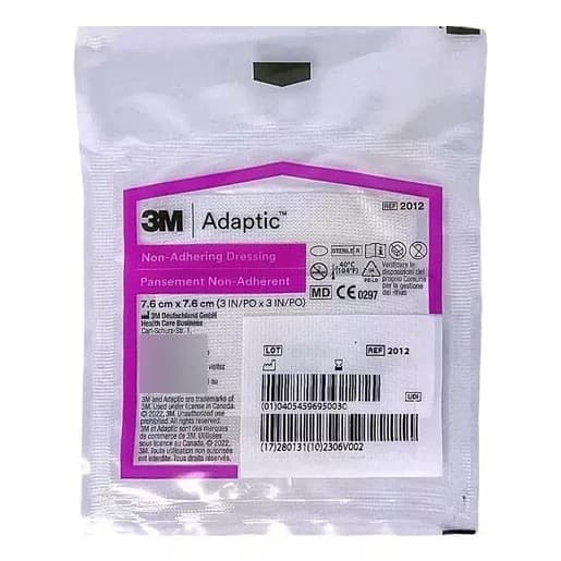 Curativo Adaptic 7,6 x 7,6cm Malha Não Aderente Unidade Systagenix