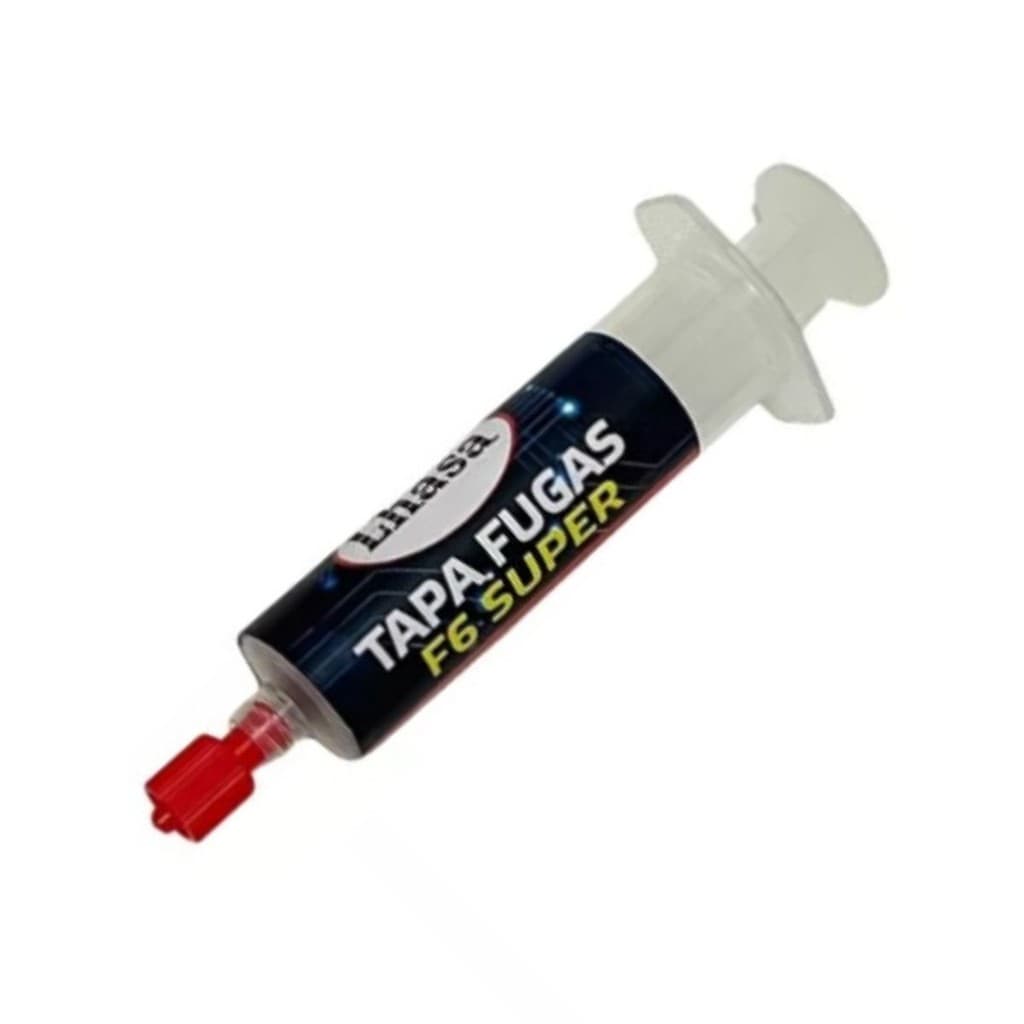 Tapa Fugas F6 Super 8ml Seringa S/mangueira P/ Refrigeração