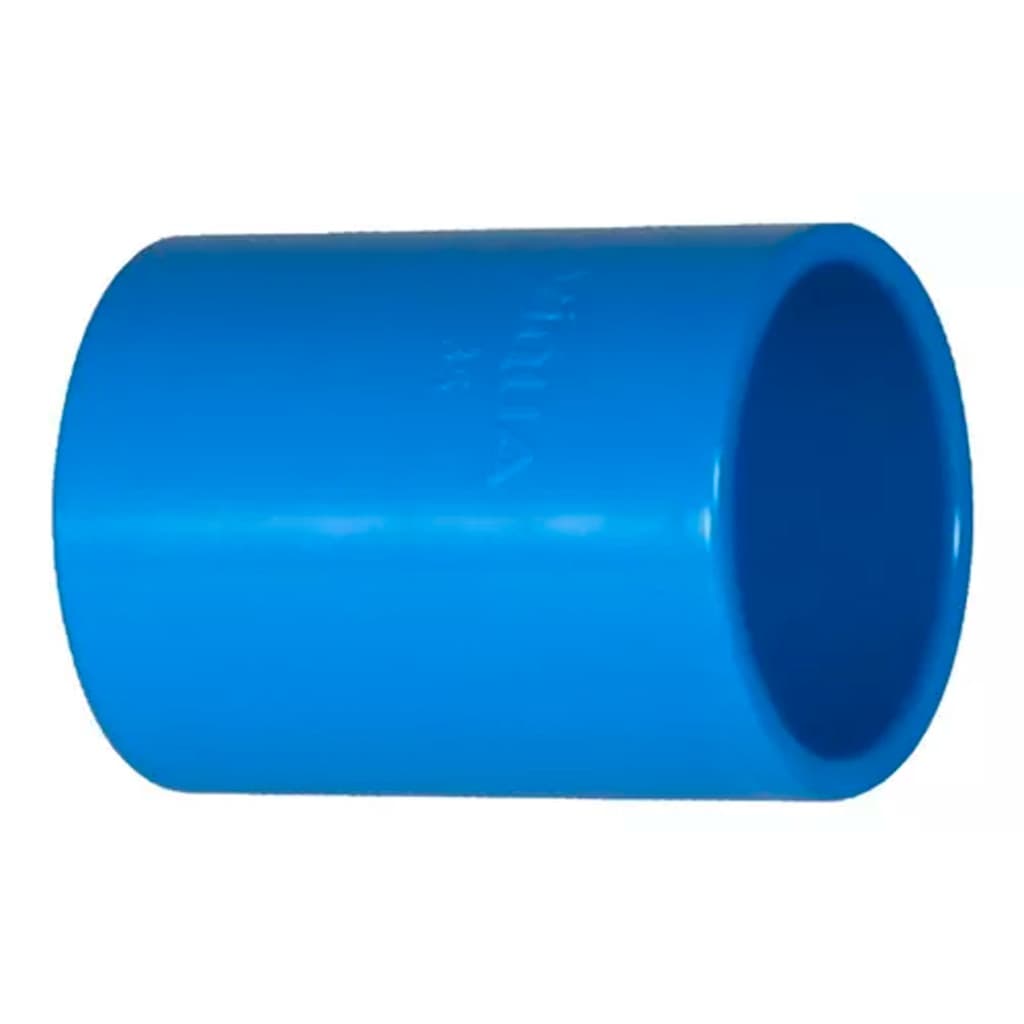 LUVA AZUL 50MM PN80 IRRIGAÇÃO - KIT 10 UNIDADES