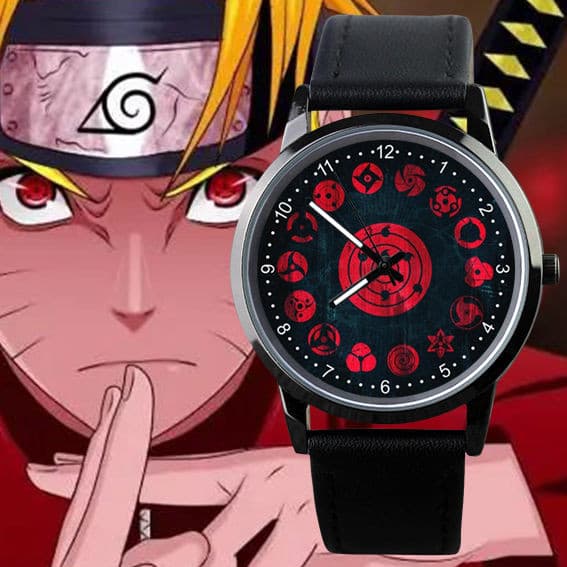 Uzumaki NARUTO Hatake Kakashi Relógio Casual À Prova D'água Cristal Vidro De Quartzo Masculino E Feminino Estudante Caix