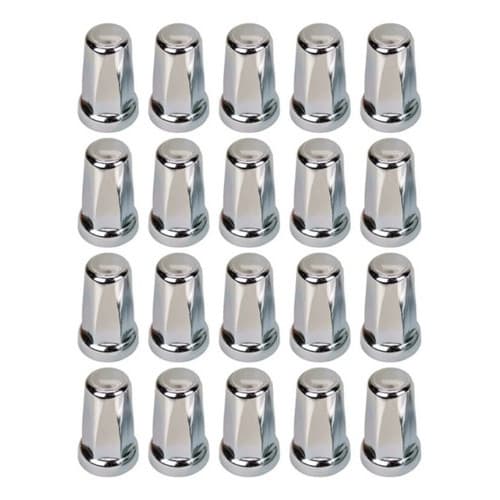 20 Capa De Porca Belga Cromada Cubo Roda 19mm