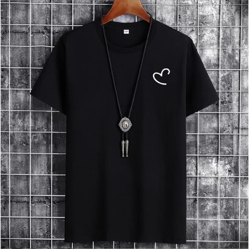 Camiseta Camisa Amor Coração Unissex Malha Premium 30.1