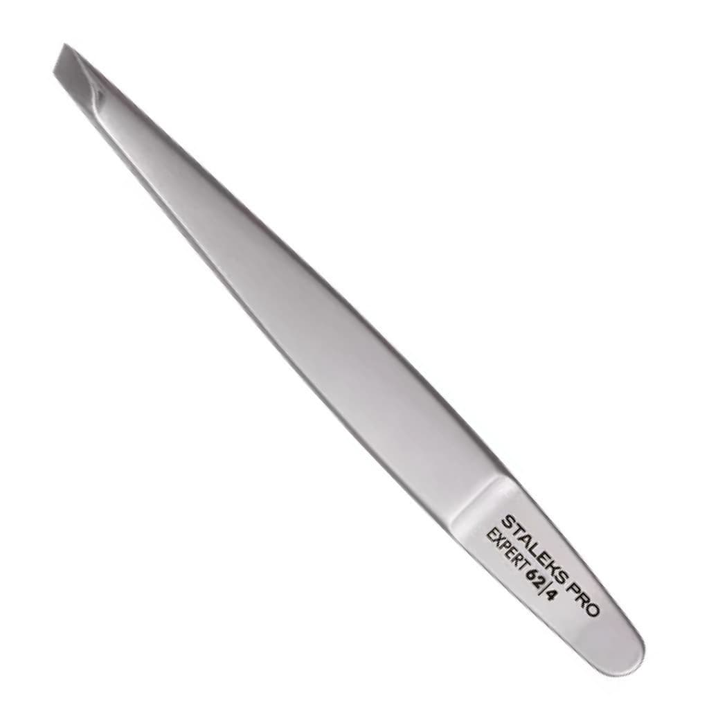 Pinça de Sobrancelha Mini Staleks Pro TE-62-4 Chanfrada