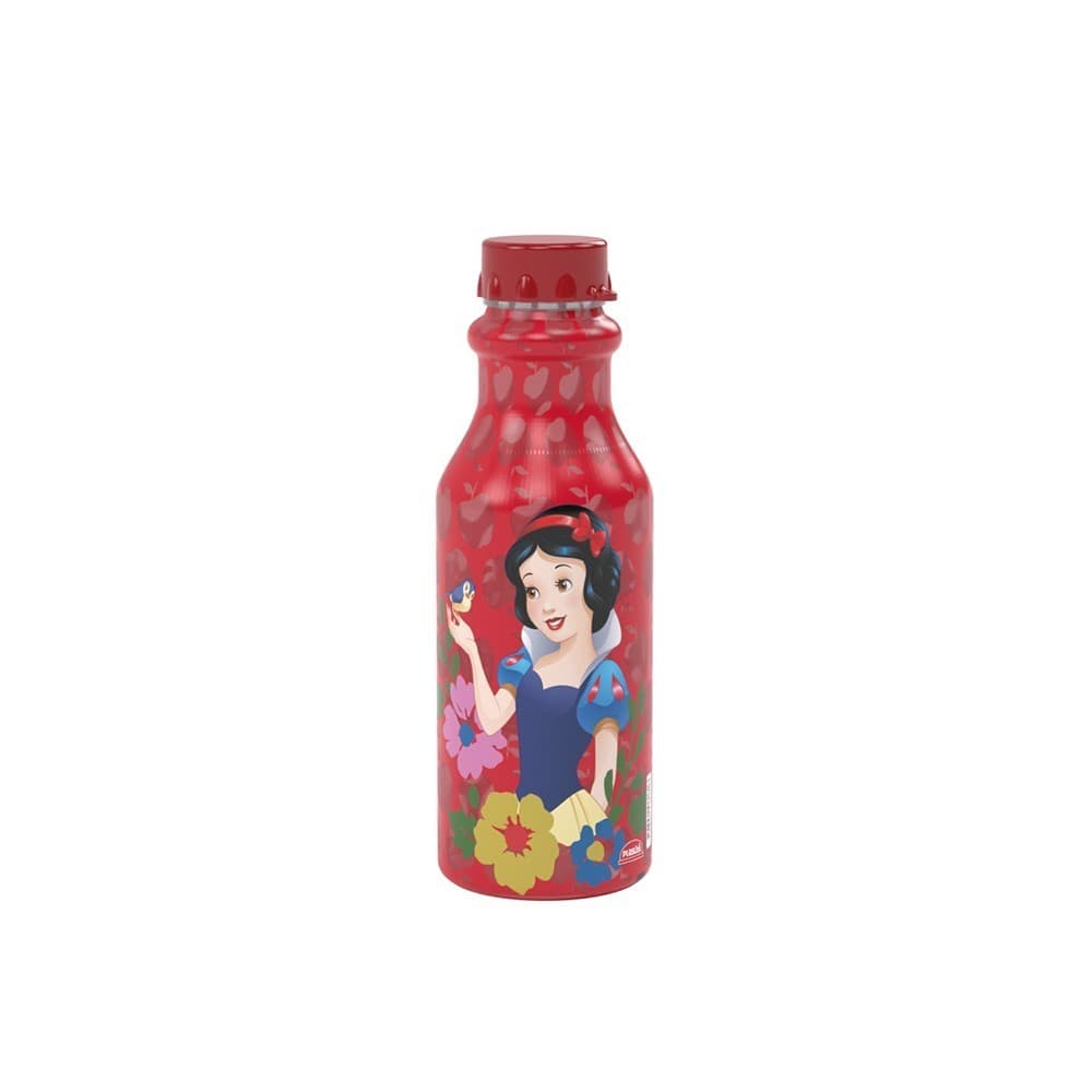 Garrafa Retrô em Polipropileno Princess Branca de Neve 500ml - Plasútil