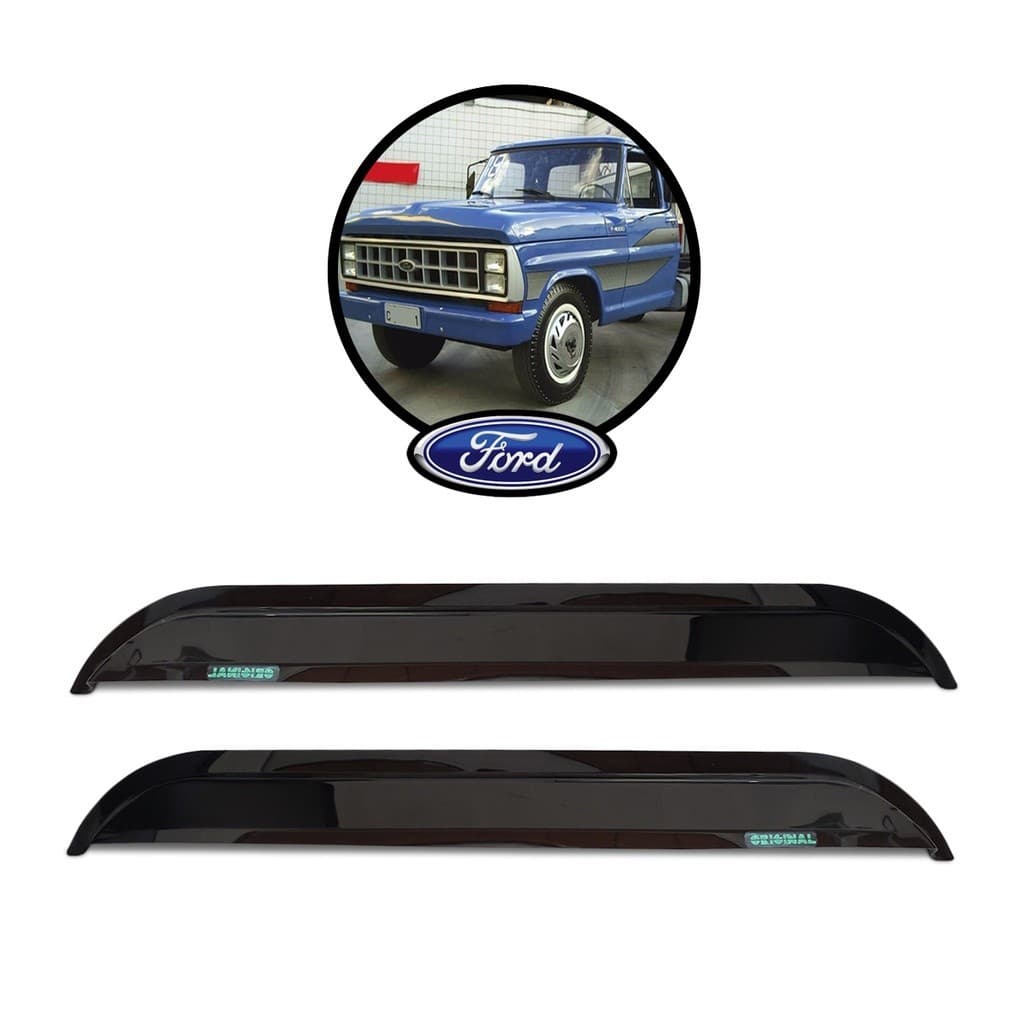 Calha De Chuva Defletor Caminhão Ford F-1000 F4000 Até 1998