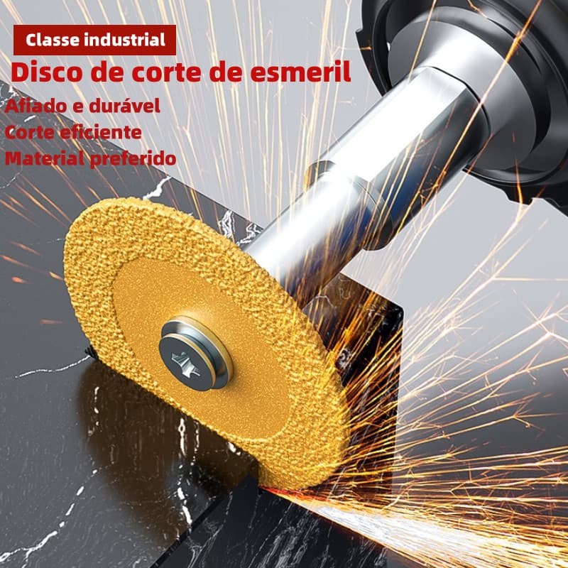 Mini disco de corte Emery, pode ser usado com broca elétrica manual / moedor angular