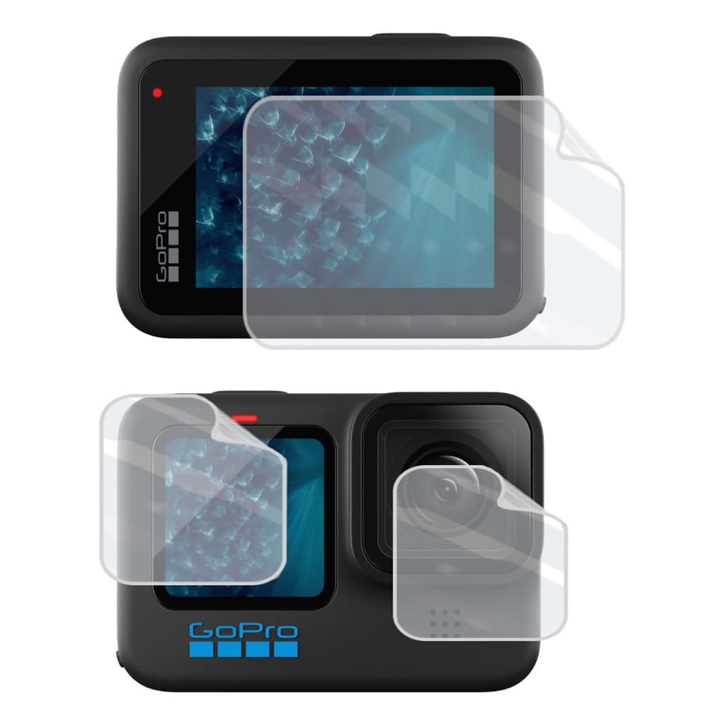 Kit Película Lente Nano Gel Anti Risco Para Gopro Hero 9 10 11 12 Black