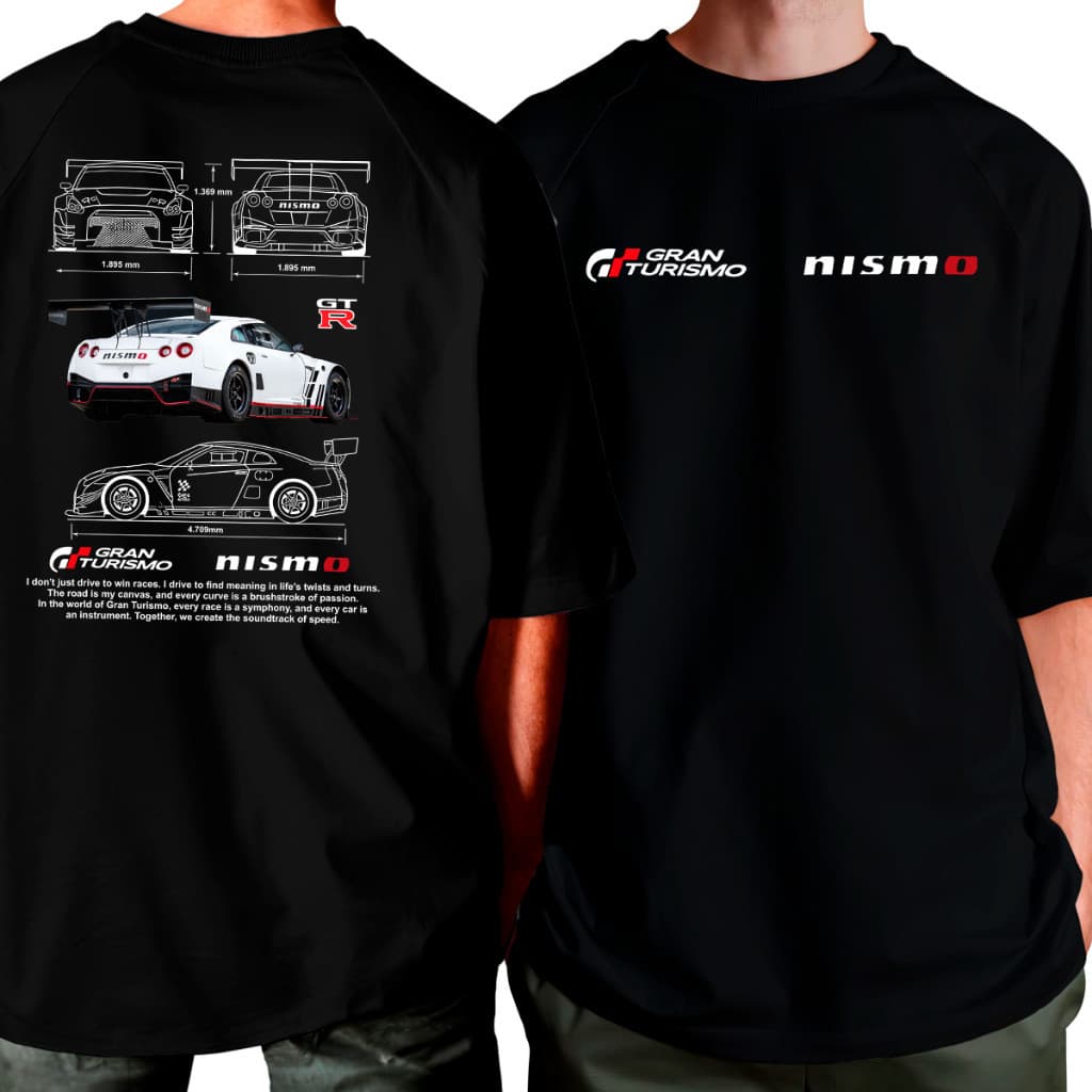 Nova Camiseta Streetwear Gran Turismo Video Game Gtr Carros Detalhes Algodao Unissex Lançamento