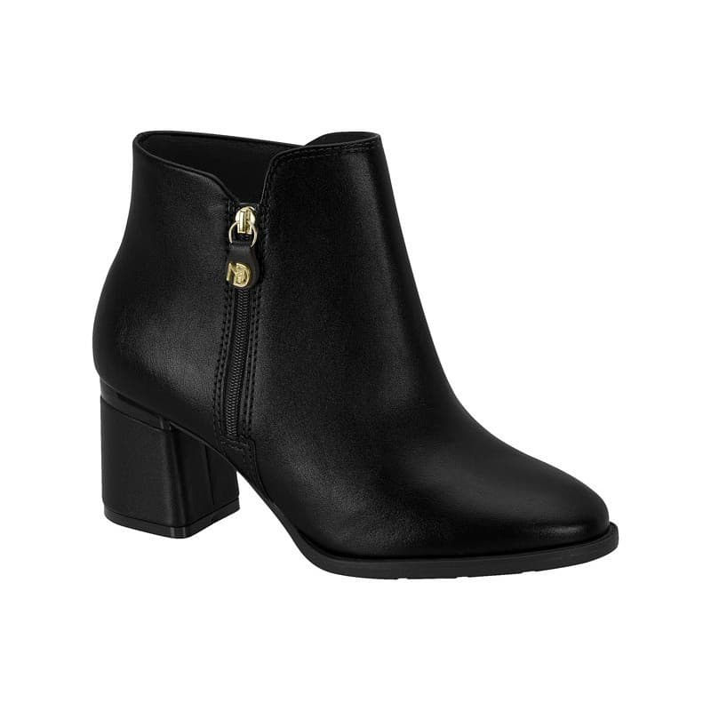 Bota Modare Ultraconforto lisa Salto bloco medio