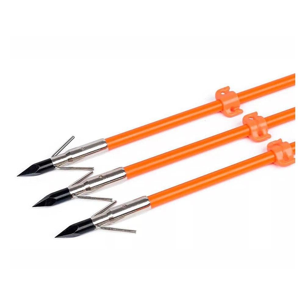 Kit com 03 Flechas de Fibra de Vidro 8mm 32'' laranja - Elong Outdoor