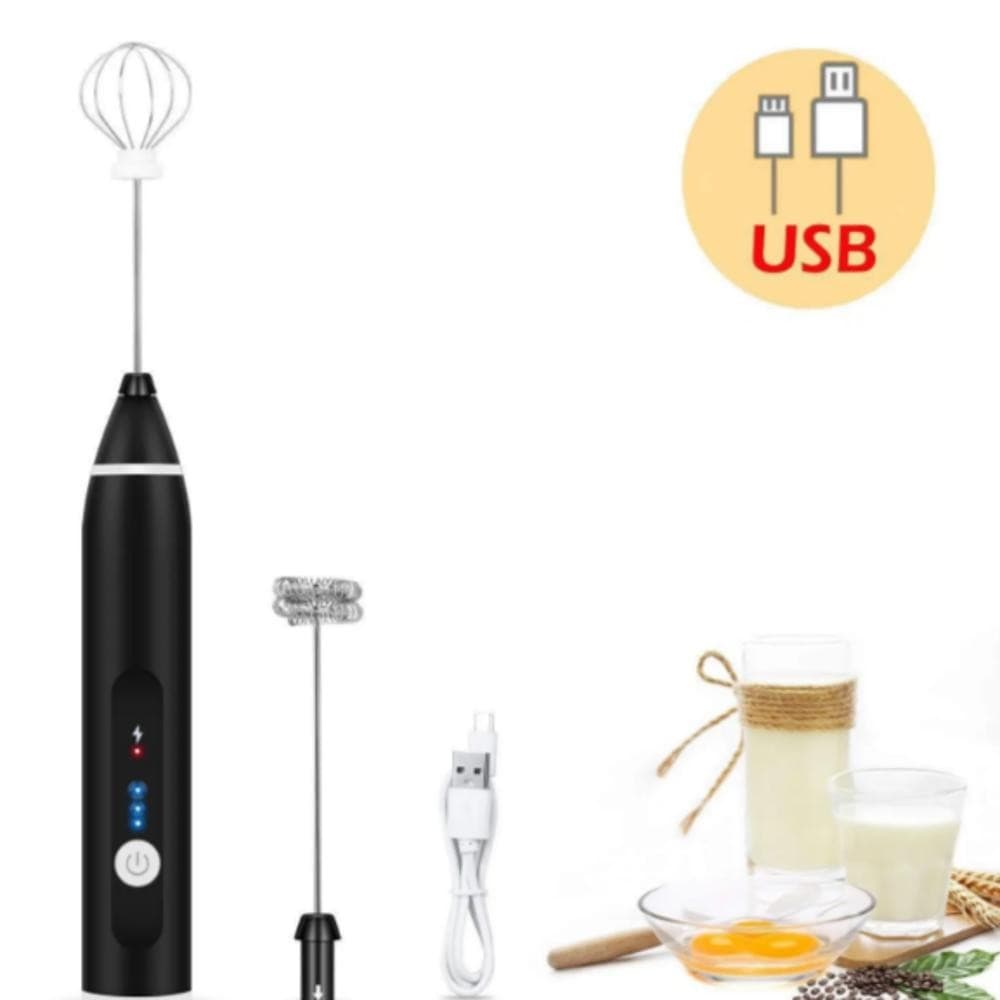 Kit Misturador Elétrico 2 em 1 Sem Fio Recarregável Multiuso
