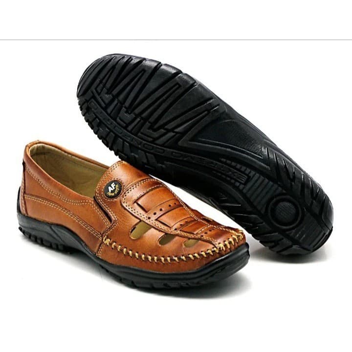 Sapatilha Mocassim Masculina em Couro Legítimo Super Confortável