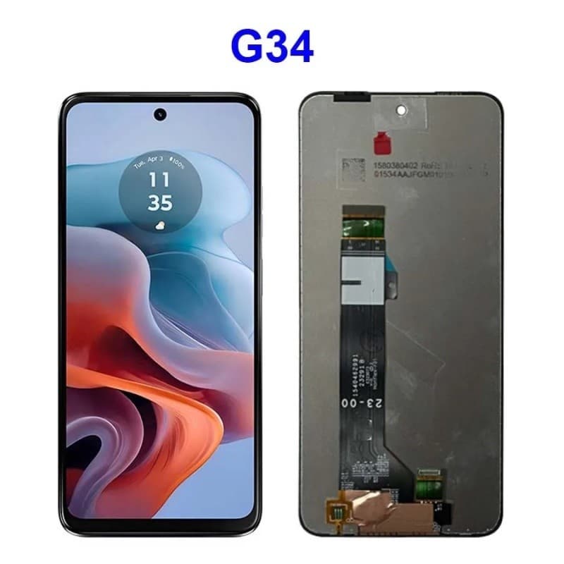6.5" Frontal Display Para Moto G34 Compativel XT2363-2 Touch Tela Premium Lcd 100% Teste
