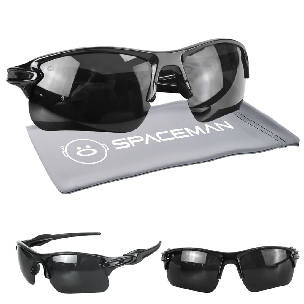 oculos sol masculino esportivo proteção uv ciclismo + case original qualidade premium armação preta
