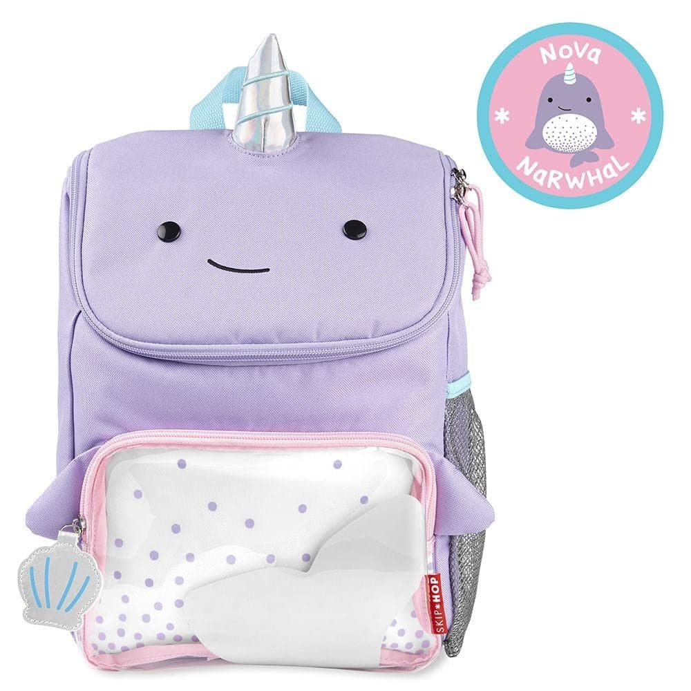 Mochila Escolar Zoo Baleia Narval Skip Hop