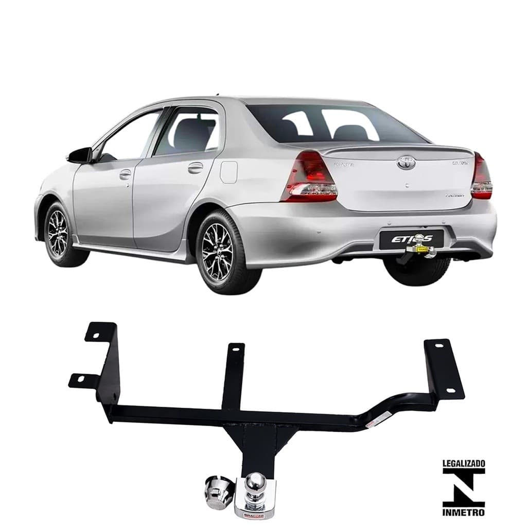 Engate Reboque Rabicho Fixo Etios Sedan 2013 a 2017 450Kg Produto de Qualidade