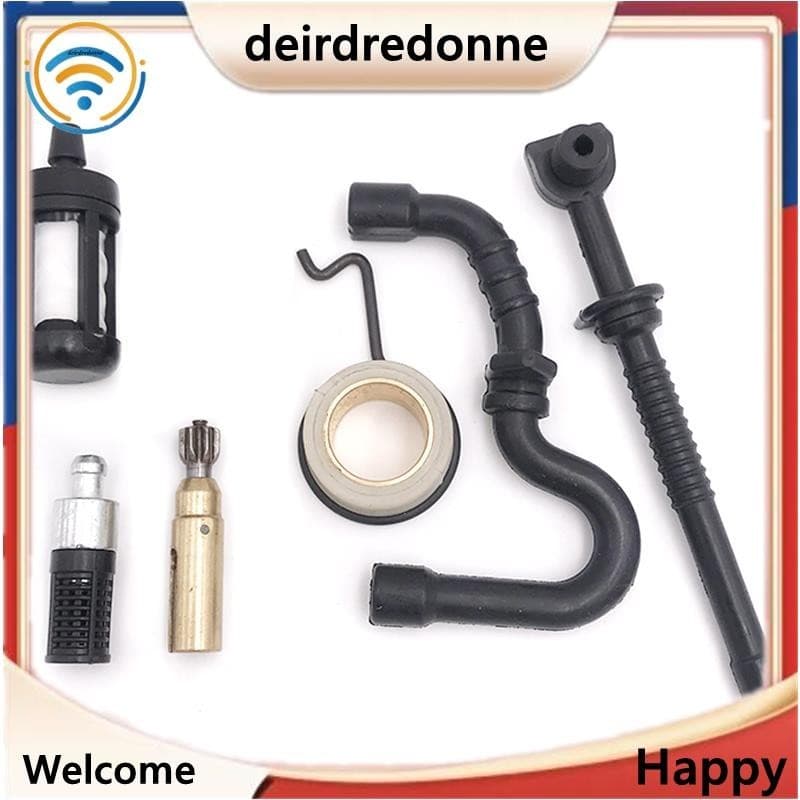 Bomba De Óleo Engrenagem Sem-Fim Linha De Filtros Combustível Kit De Mangueiras Para Stihl MS 180 170 MS180 MS170 018 017 Peças Motosserras 11236407102
