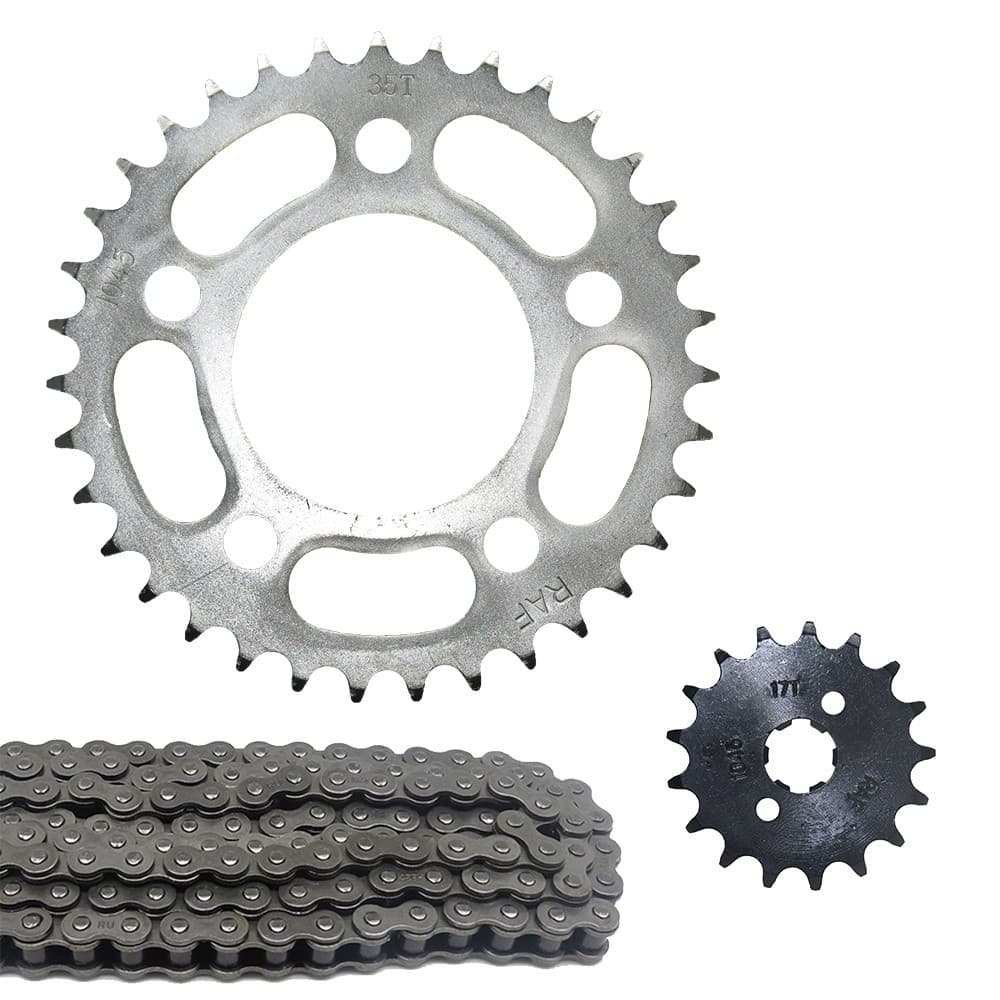 Kit Relacao Cbx 200 Strada Corrente Fina Coroa 35 Pinhao 17