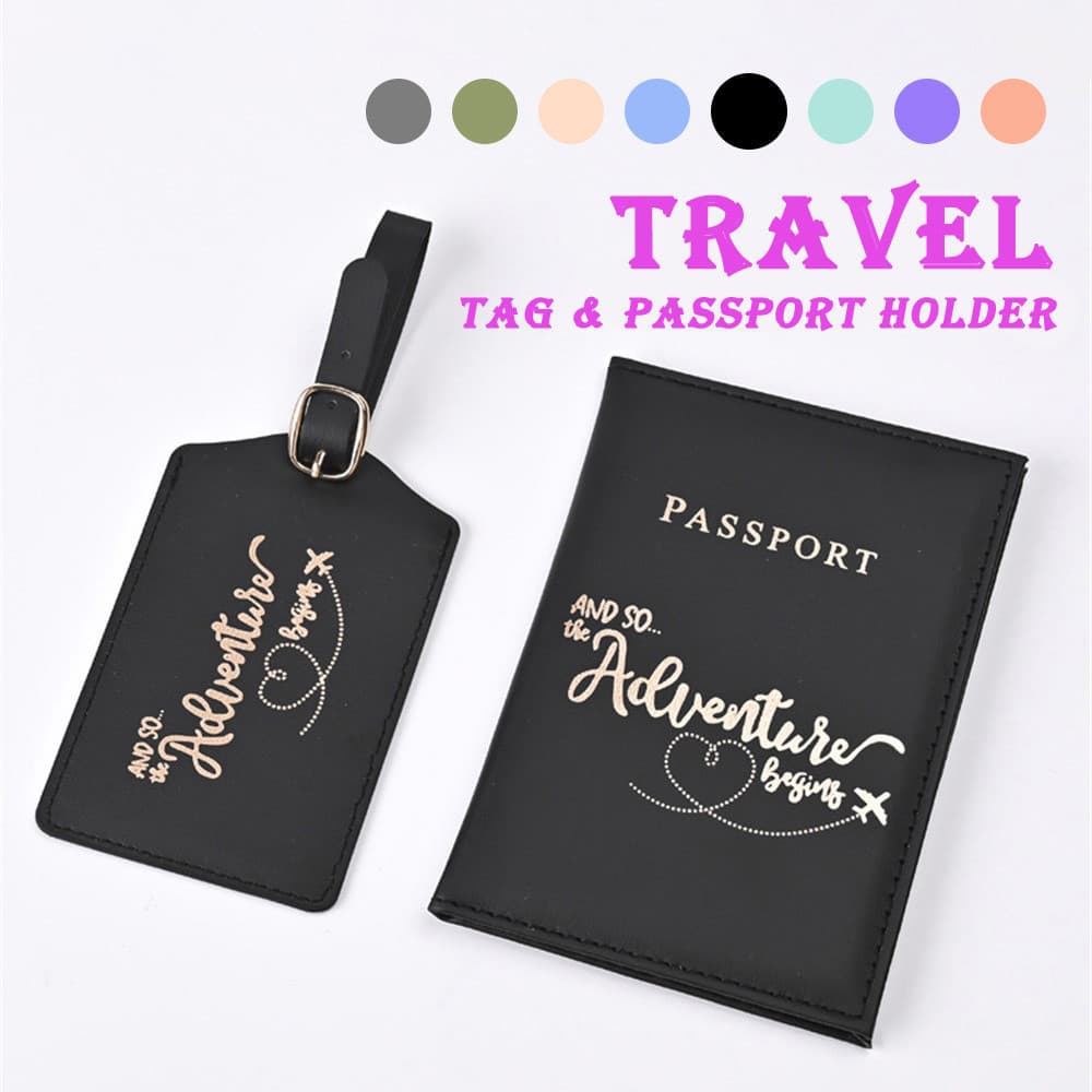 Moda Feminina Masculina Capa De Passaporte Couro Pu Identificação De Viagem Porta-De Cartão De Crédito Pacote Carteira B