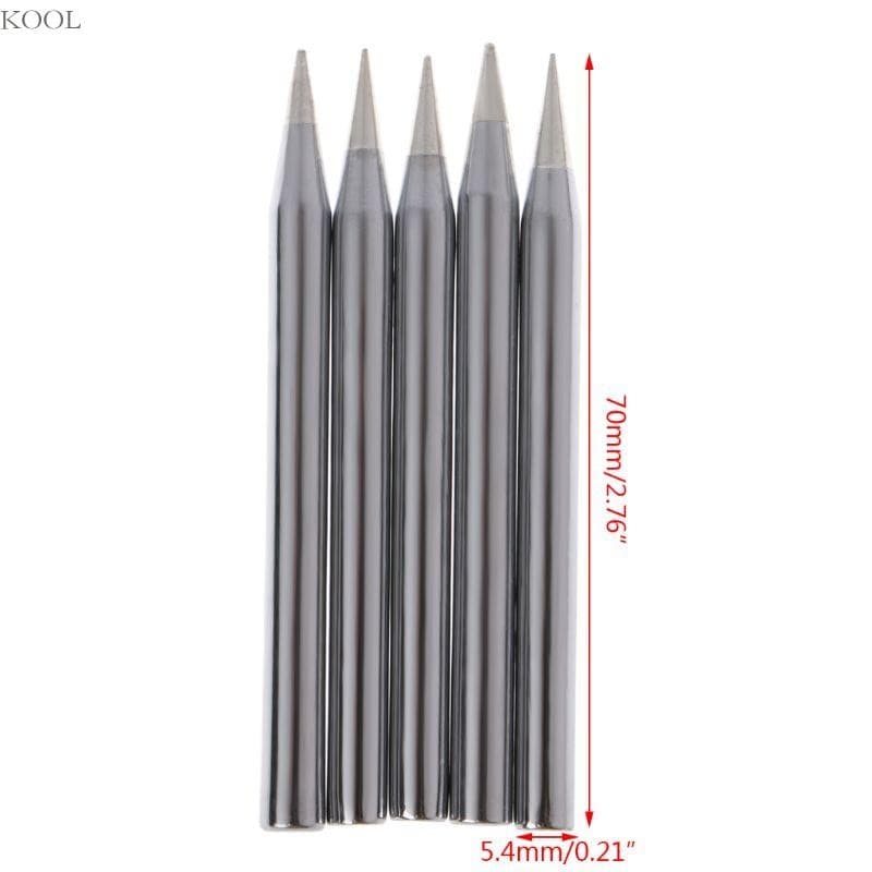 KOOL 5 Pcs 60W Ponta Ferro Solda Chumbo Substituição