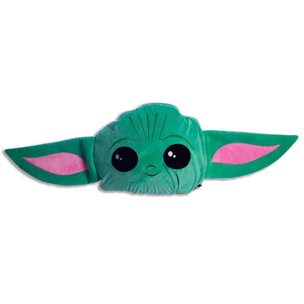 Almofada 2 em 1 Manta com Zíper Baby Yoda The Mandalorian